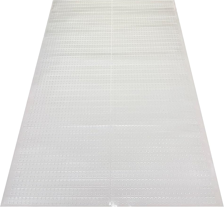 Sweet Home Stores Clear Vinyl Aisle Runner Carpet Protector, Waterproof Vinyl Runner for Long Walkways & Stairs – Trim-to-Fit, 2'2" x 20'