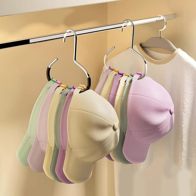 Multifunctional Hangers Scarf Hangers with Open Rings Designs for Hanging Belts Ties Hats and More Closet Organizers