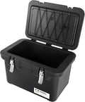 IRIS USA Hugel 44 Qt Cooler, Metal Buckle, Leak Resistant, Rotomolded, Gray | Bungee straps for ice pack storage, Heavy Duty, Molded Handles, Portable, Vacuum Insulation