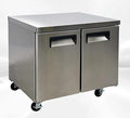 Commercial Undercounter Freezer, ETL Stainless Steel 36" W 8 cu.ft.. -8°F to 0°F 0976