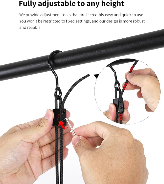 BaiNong Adjustable Closet Hanging Rod 44" Black Closet Rod Extender | Heavy Duty Double Hanging Closet Rod, Walk-in Closets, and Clothes Rack to Maximize Storage Space