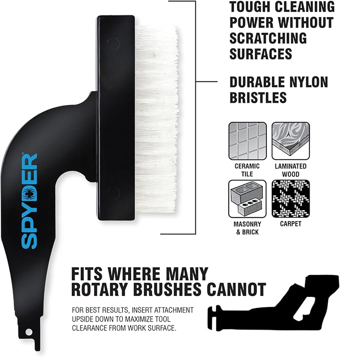 Spyder Products 400004 Nylon Brush Attachment