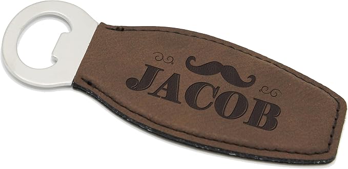 The Wedding Party Store Custom Engraved and Personalized Beer Bottle Opener for Groomsmen Housewarming