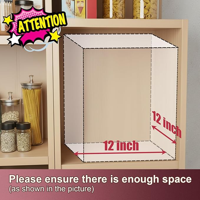 Ynelyase Lazy Susan Medicine Bottle Organizer for Cabinet 2 Tier Clear | 11 Inch Large Turntable for Bathroom Countertop and Pantry