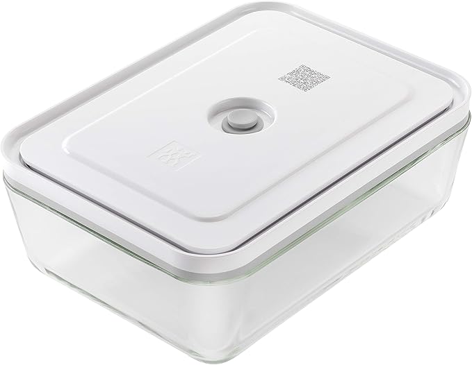 ZWILLING Fresh Save 36812-100 Fresh & Save Vacuum Glass Fridge Box, 0.6 gal (2 L) Sealed Storage Container