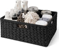 GRANNY SAYS Storage Basket for Organizing, Wicker Storage Basket for Shelf, Large Wicker Basket for Organization, Decorative Basket for Living Room and Entryway, 1-Pack