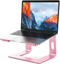 BESIGN LS03 Aluminum Laptop Stand, Ergonomic Detachable Computer Stand, Notebook Riser, Laptop Mount Compatible with Air, Pro, Dell, HP, Lenovo More 10-15.6" Laptops, Pink