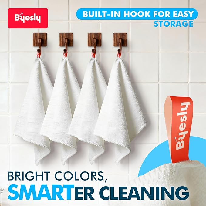 12-Pack Microfiber Cleaning Cloth, 11.5x11.5 Microfiber Towels for Cars, Dishes & House, for Detailers, Chefs & Efficient Home | Scratch-Free, Lint-Free, Ultra Absorbent(White)