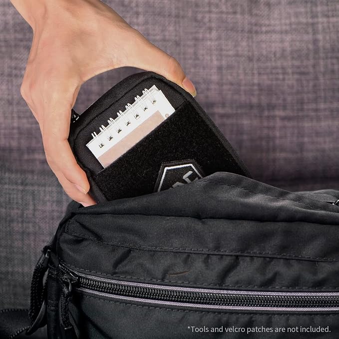 Mighty Pouch EDC Organizer - Nylon EDC Pocket Pouch with Hook and Loop Closure