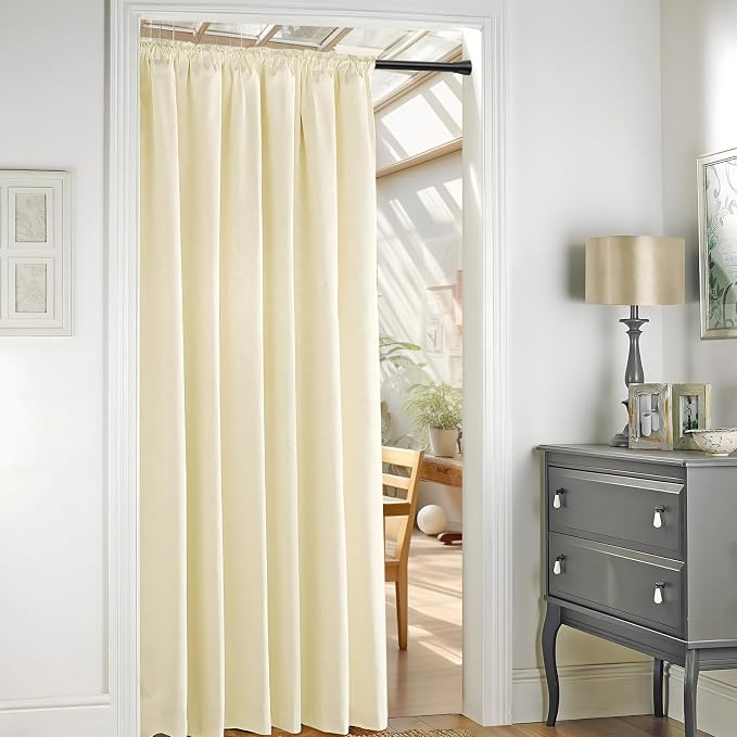 2 Pack 28-48 Inch Adjustable Stainless Steel Anti-Slip Spring Tension Small Shower Curtain Rod - No Drilling, 7/8" Tension Rod for Bathroom Bedroom Doorway Closet Door