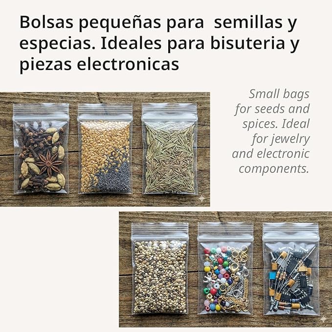 Clear Hermetically Sealed Plastic Bags Ideal for Freezing Food Storage Document Reusable and Preservation Bags - Ofituria