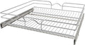 Rev-A-Shelf Steel Wire Pullout Drawer Organizer Shelf for Kitchen Cabinets, Slide Out Storage Basket, Min Opening Width of 23.5", 24" x 22", 5WB1-2422CR-1
