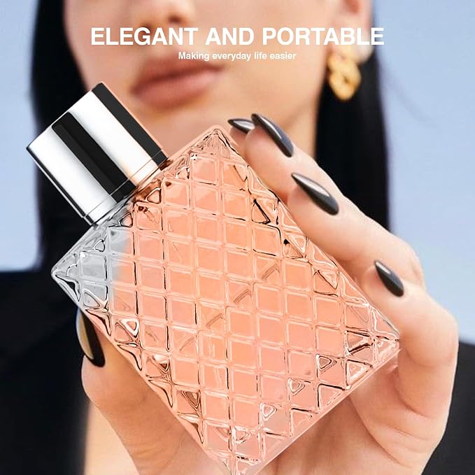 Glass Perfume Bottles Empty Refillable, 100ml /3.4oz Atomizer Sprayer for Perfume, Cologne Bottles Empty with Perfume Dispenser