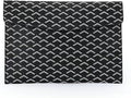 Designer A4 Padfolio Document Organizer Sleeve – Fits A4 Paper, MacBook, iPad & Tablets – Magnetic Closure, Slim & Scratch-Resistant – Ideal for Office, School, Students & Professionals (Black)