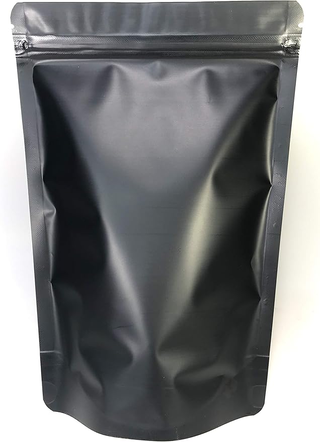 50 Pack Resealable Mylar 4 Mil Thick Smell Proof Bags 6” x 9” x 3” Stand Up Zip Seal Foil Pouch. Ultra-Clear Window Not Frosted. Food Grade. Travel, Storage and Display ROYPACK