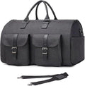 seyfocnia Convertible Travel Garment Bag,Carry on Garment Duffel Bag for Men Women - 2 in 1 Hanging Suitcase Suit Business Travel Bag