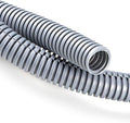 ZhiYo 20FT 1/4” Wire Loom Split Tubing Auto Wire Conduit Flexible Cover | High Temperature Heat Resistant -40F to 257F | Plastic Cover for Electrical Wires & Cables, Grey