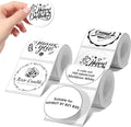 NIIMBOT Labels 3 Rolls Set for B1/B21/B31 Sticker Printer, 50x50mm (1.97'' x 1.97'') 150 Labels/Roll, Refill Labeling Tape for Home School Office Small Business (White Round)