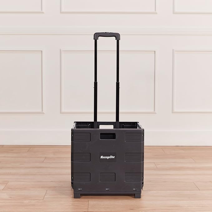 ECR4Kids Universal Rolling Cart, Mobile Storage, Black