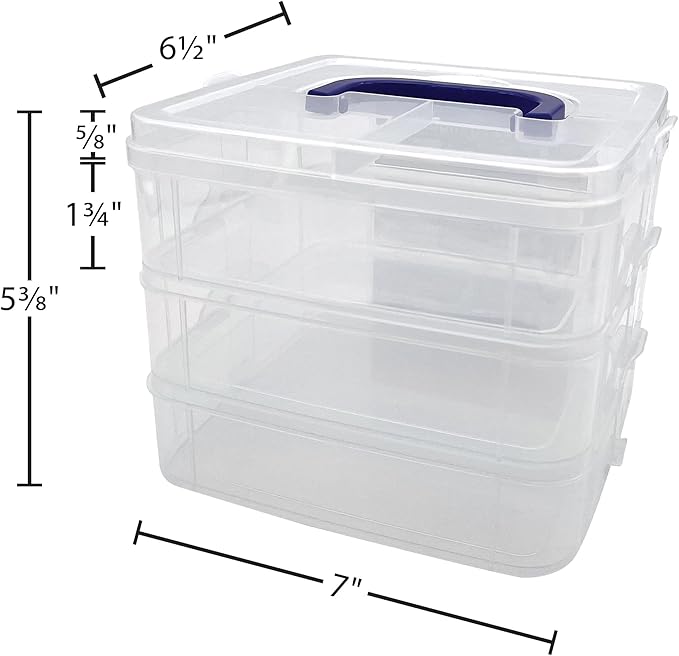 Teacher Created Resources Clear Stackable Storage Containers (TCR20449)