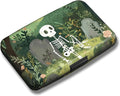 Maicican Credit Card Holder, Mini RFID Blocking Aluminum Wallet | Slim Metal Hard Case Travel Wallet ID Case for Women and Men, 4.3 x 2.9 Inches, Lonely Skeleton Frame