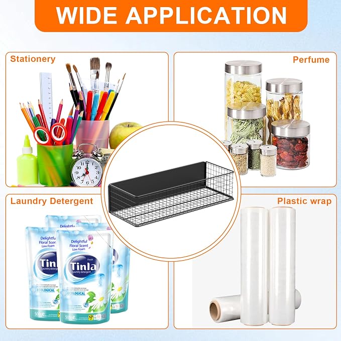 2Pack Magnetic Basket Organizer Holder for Fridge Magnetic Storage Bin Box Containers for Refrigerator Whiteboard Classroom