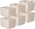 Superio Eco-Friendly Decorative Plastic Basket Open Home Storage Bins Organizer Baskets, X-Large (6 Pack) Container Boxes for Organizing Closet Storage Bins for Shelves Drawer Shelf 22 Liter