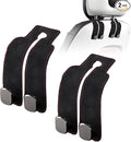Car Purse Hook Purse Hook for Car Seats Headrest Car Seat Hooks,Heavy Duty Vehicle Organizer for Handbags, Groceries, Purses, Keep Car Tidy (Black, 2 Pack)