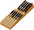 Knife Drawer Organizer (Natural, 11 Knives Organizer)