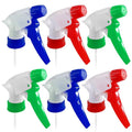 Spray Bottle Nozzle Replacement, 6 Pcs, 8-32oz Bottles (Multicolor) | Replacement Trigger Sprayer Heads for Bottles; Fits 28-400 Thread, Trim-to-Fit Tube; for Cleaning, Garden & Pet Carefor