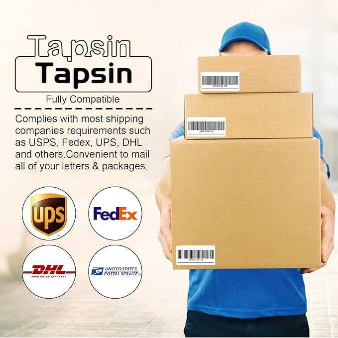 1000 2" x 4" Laser/Ink Jet Shipping Labels, 100 Sheets (10 Labels per Sheet), Compatible with Template 5163, 8163, 5137, 5263, 5523, 5963, 6427, 6528, 8463, 18163