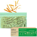 BEIDOU-PAC Compostable Snack Storage Zip Bags, 100 Count | 2 Mil | 6.5 IN x 3.25 IN, Freshness Easy Open Biodegradable Eco-Friendly Reclosable Compost Zipper Bags for Food On the Go