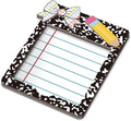 Gueevin Wooden Sticky Note Holder Pencil Composition Book Back to School Teacher Gift Sticky Note Dispenser 3 x 3 Inch for Office Desk Accessories for Classroom, No Pads Included