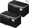 Extra Large Moving Boxes-Moving Bags with Zipper, Carrying Handles and Tag Pocket-Moving Supplies for Space Saving-Totes for Storage-for moving, Storage, Camping and Travel 93L-2 Pack