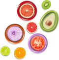 T-Raputa Avocado Saver and Onion Storage - Reusable refrigerator fruit storage containers - is the storage Apples, Tomatoes, Tomato,Garlic for Ideal(4 Set)