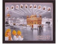 Lord Sikh Guru poster print with frame for Home Decor and Gifting Purpose (229-81)