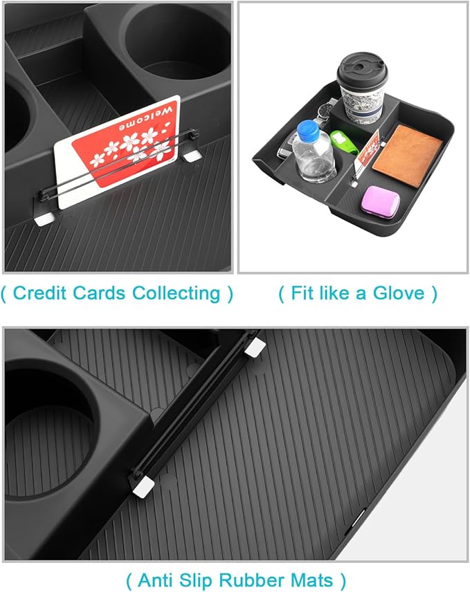 CDEFG for 2026 Hyundai Palisade Lower Console Organizer, for 2026 Hyundai Palisade Accessories Lower Console Organizer Storage Box Insert Tray