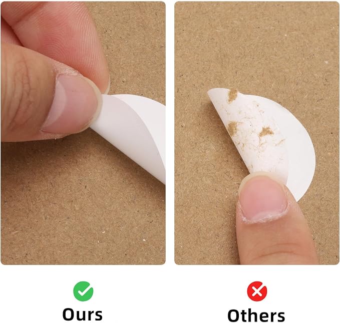 10 Sheets(540 Pieces) Round Blank Sticker Labels 1.2 Inch, Removable White Labels Stickers Dots Waterproof Labels Container Labels for Organizing