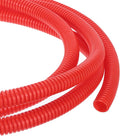 DMiotech 10ft Wire Loom Split Tubing 3/8 Inch, Cord Protectors from Pet Flexible Conduit Cable Management for Office, Home, Garden, Red