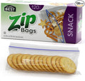 Snack Zip Bags - 120 Count | Resealable, Leak-Proof & Freezer Safe Reusable Bags for Snacks, Fruits, Veggies, Lunch & Small Sandwiches | BPA-Free, Durable Zip Seal | DURRA BEST