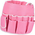 Gardening Tools Bucket Bag Tool Resistant Portable Gifts for Dad Bucket Tool Organizer for Garden Tools for Outdoor, Pink