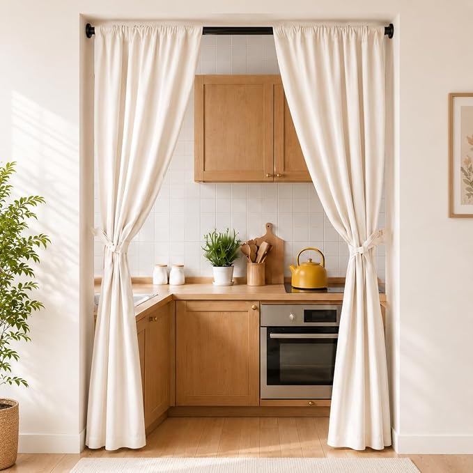 ALLZONE Shower Curtain Rod Spring, 28-42 Inch Heavy Duty Tension Rods No Drilling, Anti-Slip Shower Rods, Adjustable Tension Curtain Rod for Window/Bathroom/Closet, Black