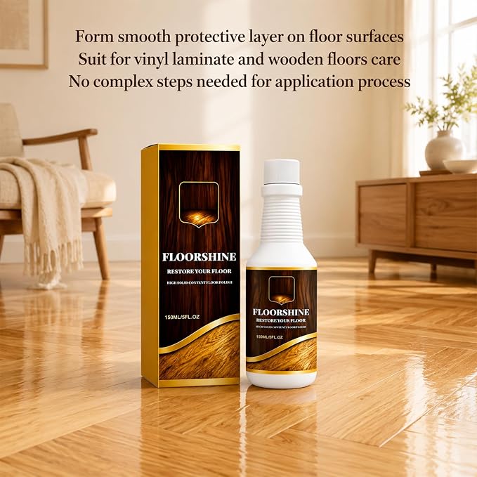 Timeno 2026 New Professional Wood Floor Restorer, Wood Surface Care Liquid for Hardwood Laminate Floors & Wooden Furniture, Daily Surface Maintenance Agent, 150ml Per Bottle, 2 Pack