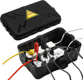 Hrensaw Large Outdoor Electrical Box Waterproof(12.5x8.5x5inch),IP54 Waterproof Outdoor Outlet Covers,Weatherproof Extension Cord Covers Protect Outlet,Plug,Timer,Power Strip,Holiday Light,Black