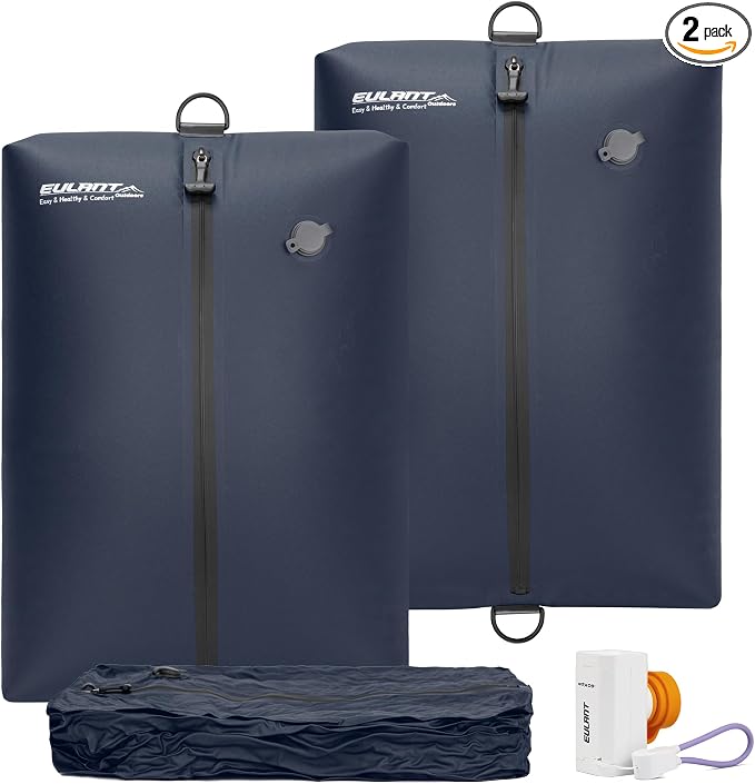EULANT Travel Vacuum Bags,IPX8 Waterproof Vacuum Compression Bag | Vacuum Bags for Travel Carry-On Suitcase & Travel Backpack,Space Saver Bags Packing Organizers