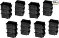Akro-Mils 30210 AkroBins Plastic Storage Bins, Space-Saving Stackable Bins for Garage, Pantry, Craft Organization, 5" x 4" x 3", Black, (Pack of 24)