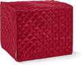 Covermates Keepsakes Rectangular Appliance Cover – Quilted Kitchen Appliance Cover for Countertop Storage – Dust Protection – Stain Resistant – Washable – Slip-On Appliance Design, Red