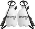 Chapin 1-Gallon Pump Sprayer, Easy Use for Home & Garden, 2pk | Durable lightweight tank; ideal for weed control, plant care and cleaning with adjustable nozzle, long hose and easy pump