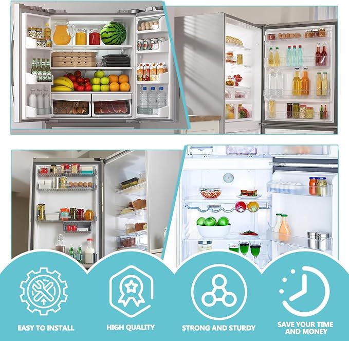 W10710203 WPW10710203 Refrigerator Door Bin Fit for Whirlpool Kenmore Refrigerator Door Shelf WRS588FIHZ00 WRS571CIDM01 Replace W10451871 EAP11757236 WPW10710203VP AP6023888 PS11757236 by Cenipar
