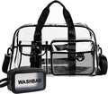 Small Gym Bag for Women, Travel Duffle Bag Carry On Weekender Bag with Shoe Compartment